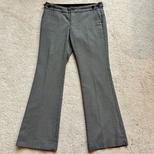 Banana Republic Black and Gray Trousers 6P